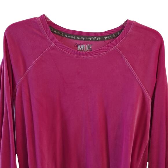 EUC Muk Luks Pink Sweatshirt - Picture 2 of 4